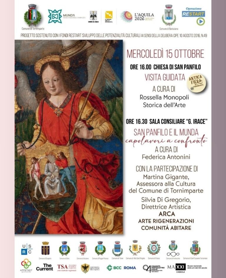 immagine per 15 ottobre 2025. San Panfilo e il MuNDA: capolavori a confronto