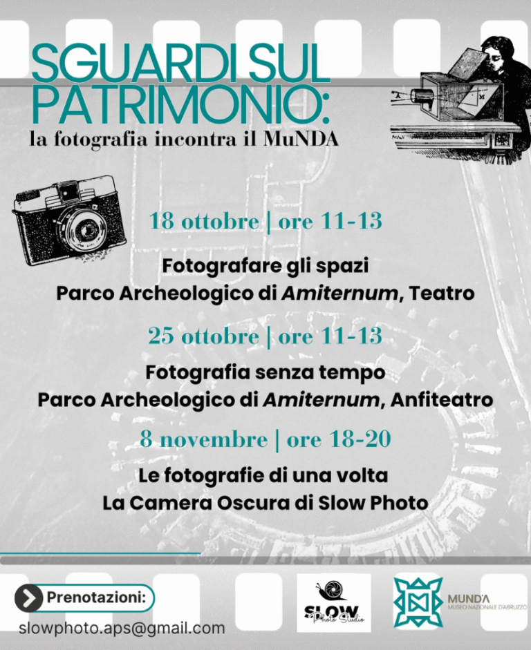 immagine per Seleziona Sguardi sul Patrimonio. La fotografia incontra il MuNDA