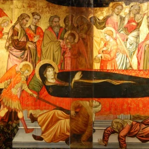 immagine per Dormitio Virginis, Maestro di Beffi (Leonardo di Sabino da Teramo?)