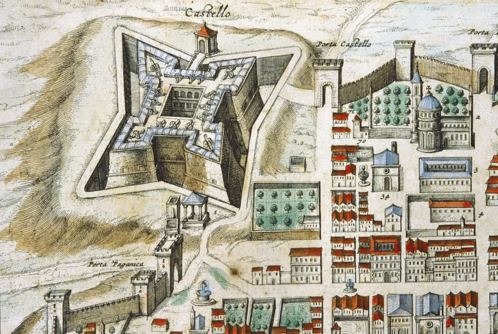 immagine per Il castello cinquecentesco, Mappa