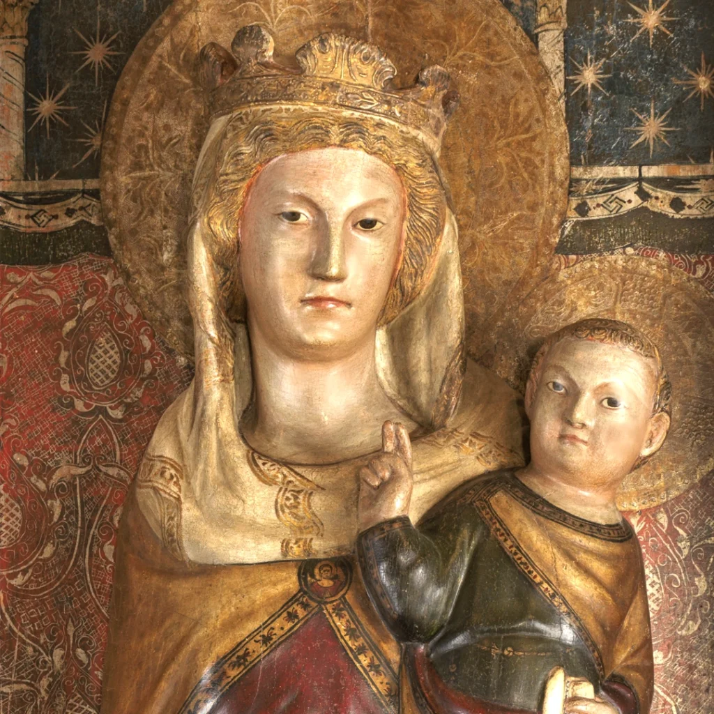 immagine per Madonna con Bambino in trono