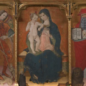 immagine per Madonna con Bambino in trono e santi