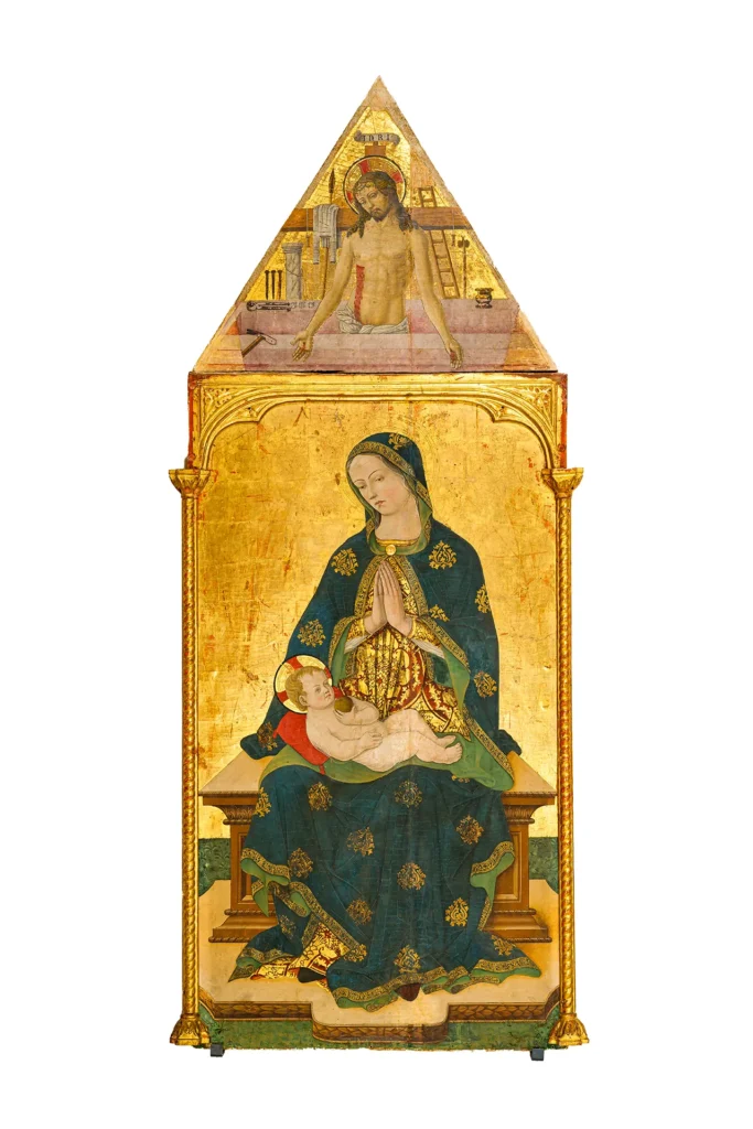 immagine per Madonna con Bambino in trono e Cristo in pietà
