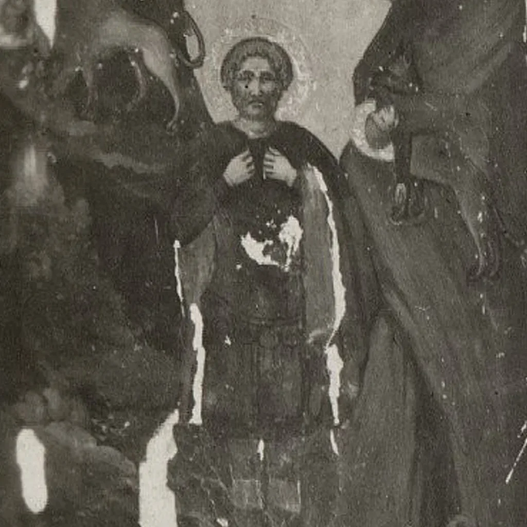 immagine per I figli di Eustachio sono rapiti da un lupo e da un leone