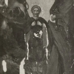 immagine per I figli di Eustachio sono rapiti da un lupo e da un leone