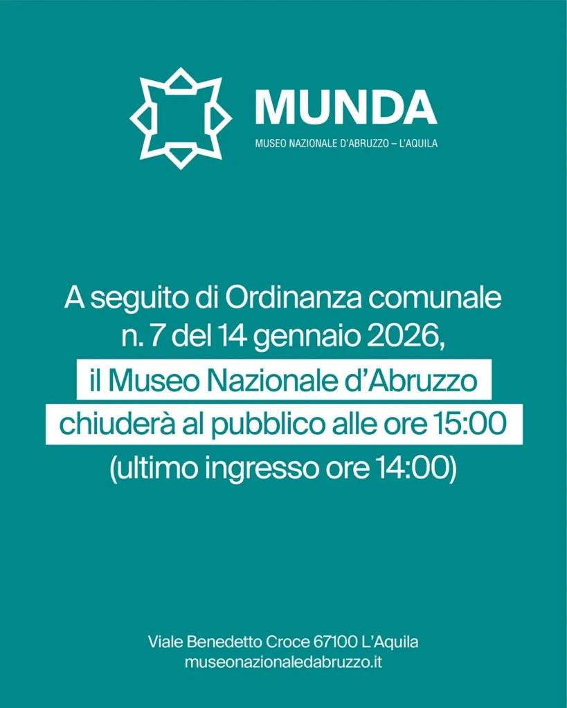 immagine per Avviso Sabato 17 gennaio 2026