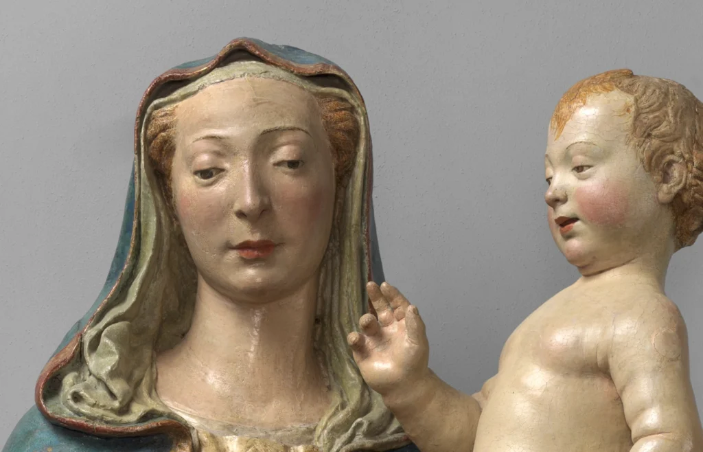 immagine per La Madonna con Bambino di Giovanni di Biasuccio dal convento di San Colombo a Barisciano