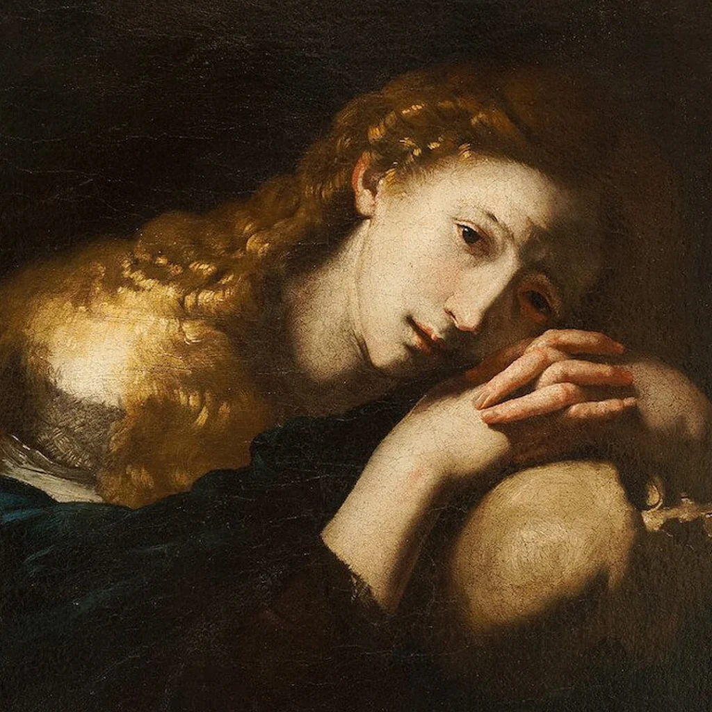 immagine per La Maddalena in meditazione del teschio