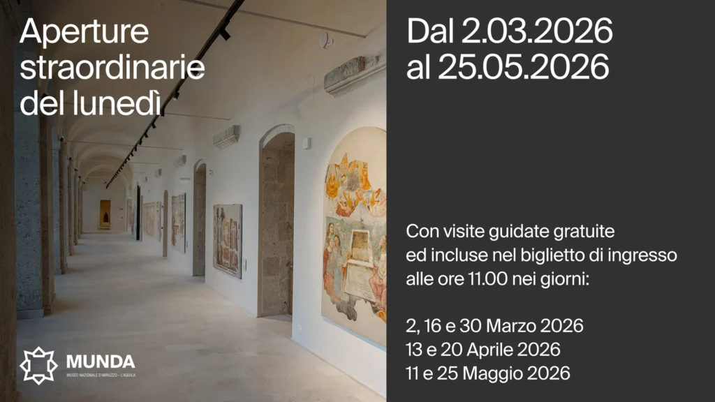 immagine per MUNDA Aperture straordinarie Marzo-Maggio 2026