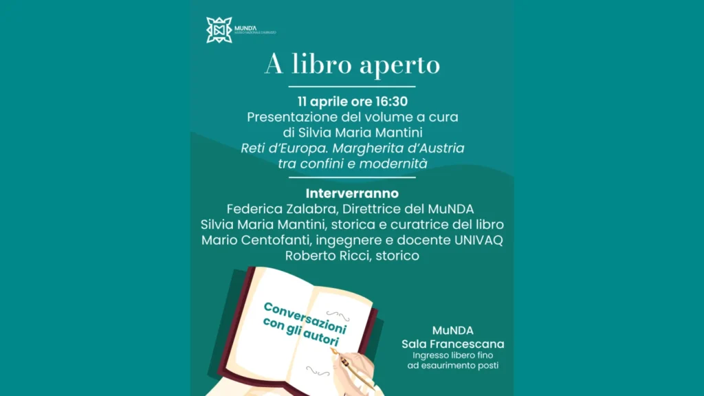 immagine per Presentazione del volume a cura di Silvia Mantini Reti d’Europa. Margherita d’Austria tra confini e modernità, flyer