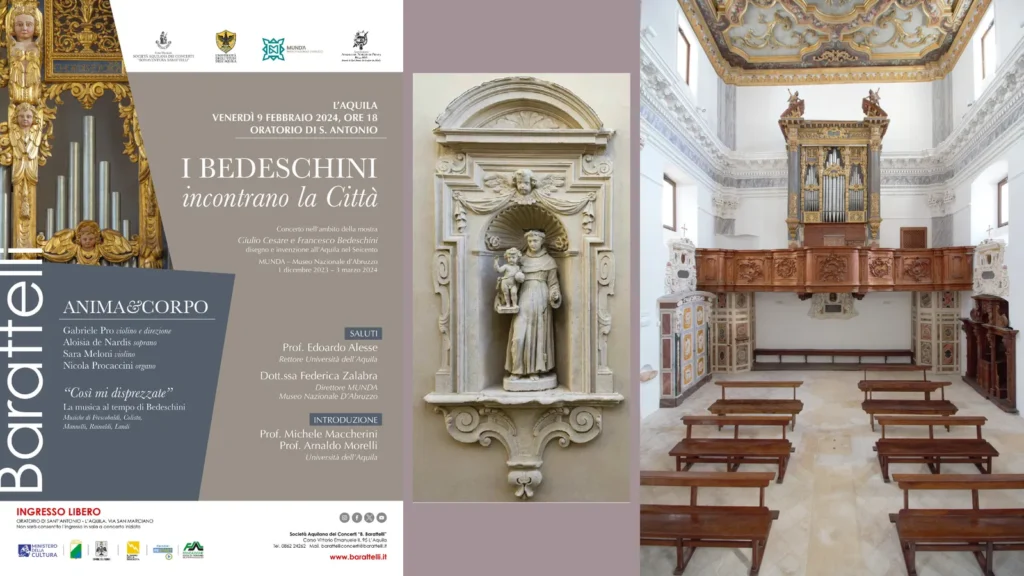 immagine per I Bedeschini incontrano la città. Concerto “Così mi disprezzate. La musica al tempo di Bedeschini”