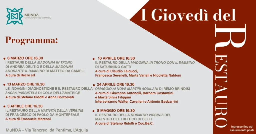 immagine per I giovedì del restauro