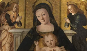 immagine per I giovedì del restauro. Le indagini diagnostiche e il restauro della Madonna in trono con il Bambino di Saturnino Gatti