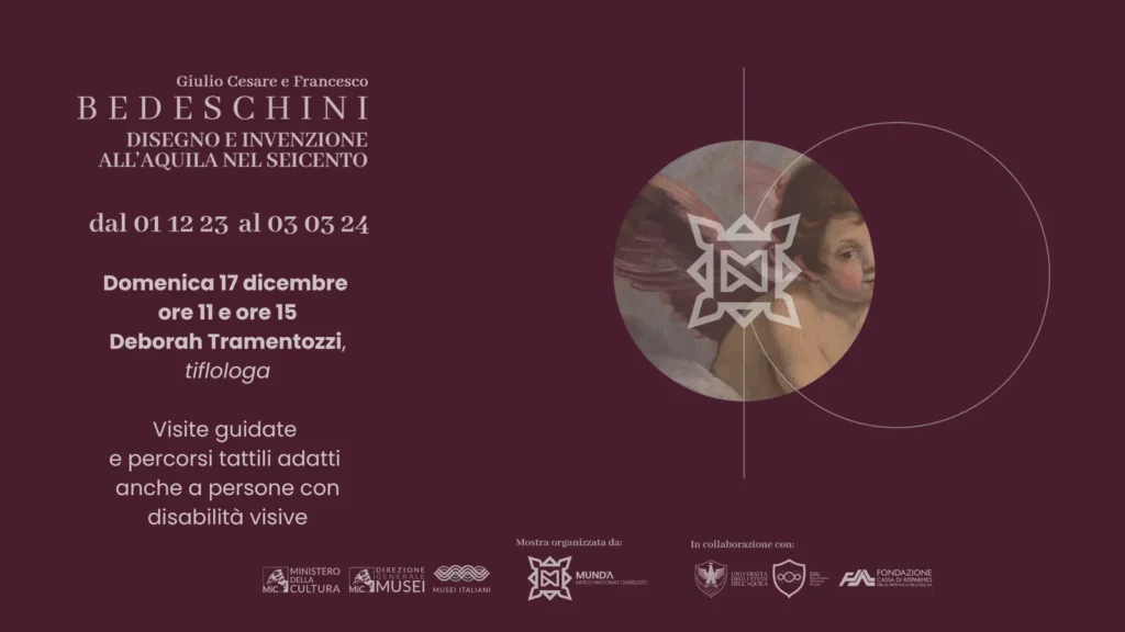 immagine per Visite guidate tattili della mostra Giulio Cesare e Francesco Bedeschini, card