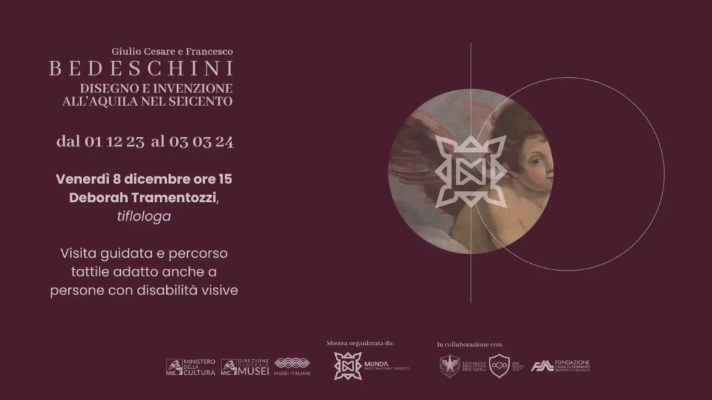 immagine per Visita guidata tattile della mostra Giulio Cesare e Francesco Bedeschini