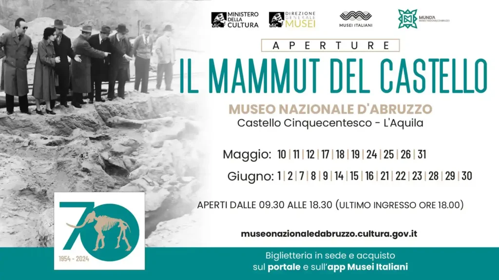 Immagine per Aperture Mammut Maggio – Giugno 2024