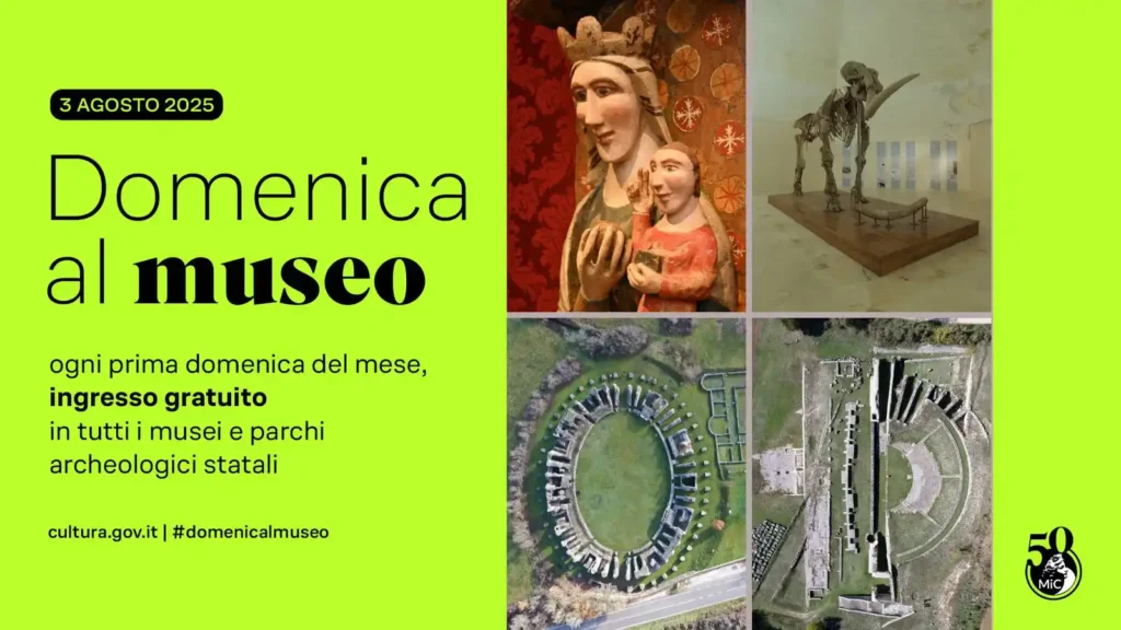 Immagine per #Domenica al museo 3-agosto