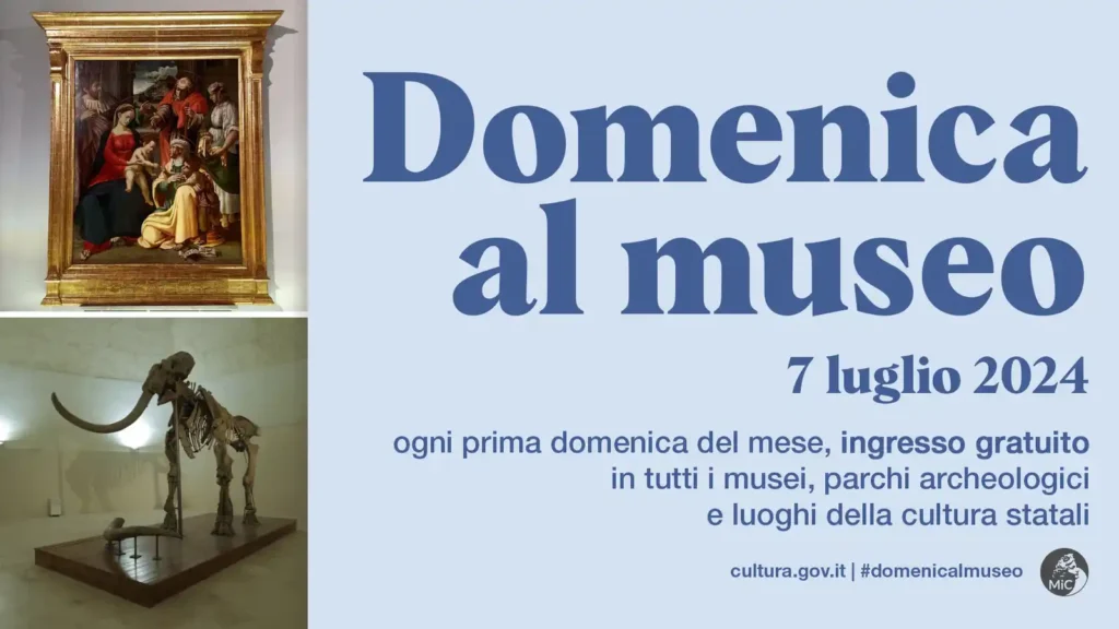 #Domenica al museo 7-luglio