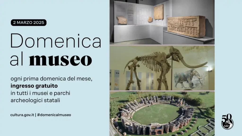 Immagine per domenica al museo-marzo 2025