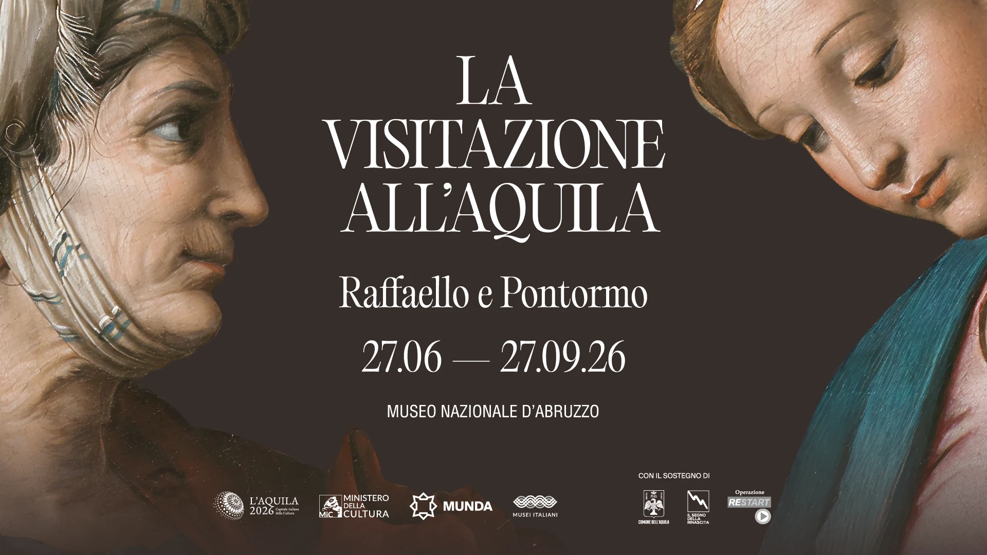 immagine per La Visitazione all’Aquila. Raffaello e Pontormo