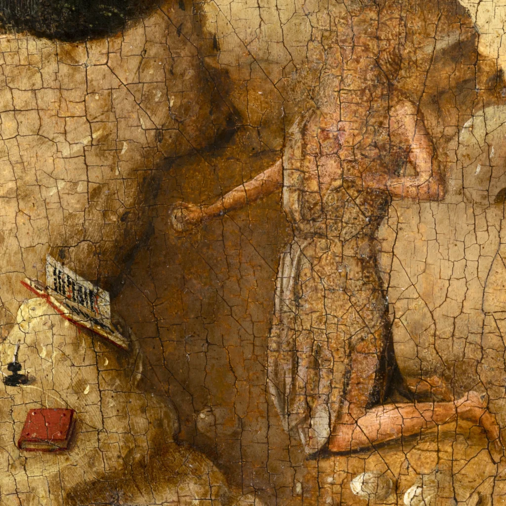 immagine per San Girolamo penitente (verso), dettaglio