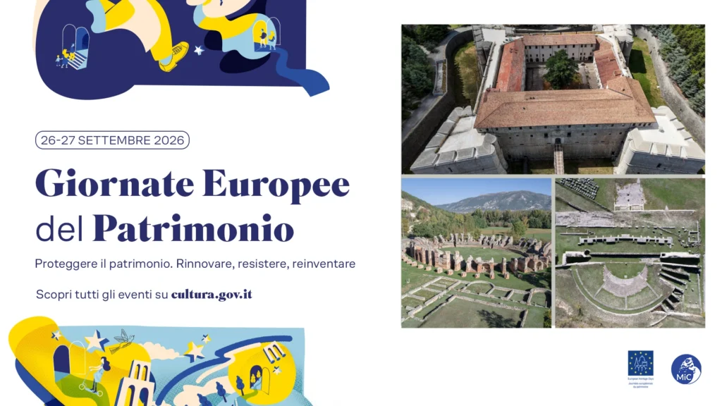 immagine per Giornate Europee del Patrimonio 2026 - Aperture diurne